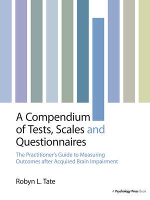 cover image of A Compendium of Tests, Scales and Questionnaires
